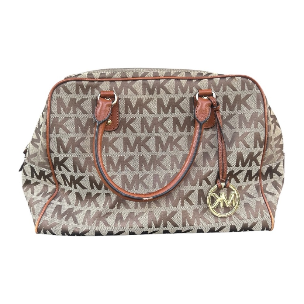Michael Kors Brown Monogram Tote Bag